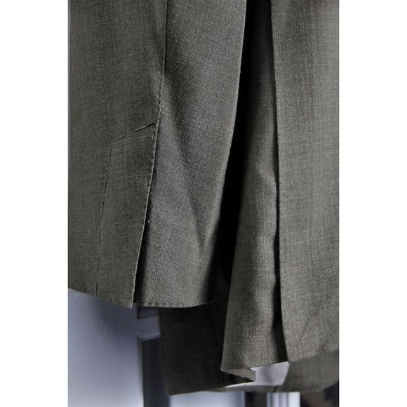 NWT TOM FORD Light Brown Tyler Perry Wool Silk Blazer Long Jacket Coat 52L - Picture 4 of 5